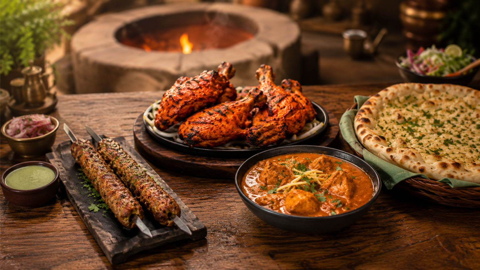Sultan Kabab & Grill tandoori chicken and kababs